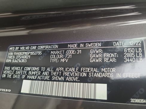 Used 2023 Volvo XC90 B6 Plus w/ Protection Package image 25