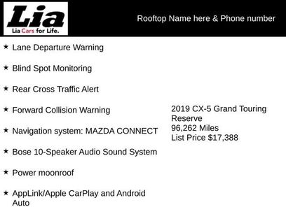 Used 2019 MAZDA CX-5 Grand Touring Reserve