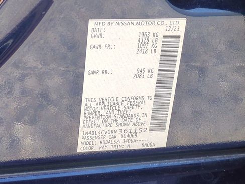 Certified 2024 Nissan Altima 2.5 SR image 29