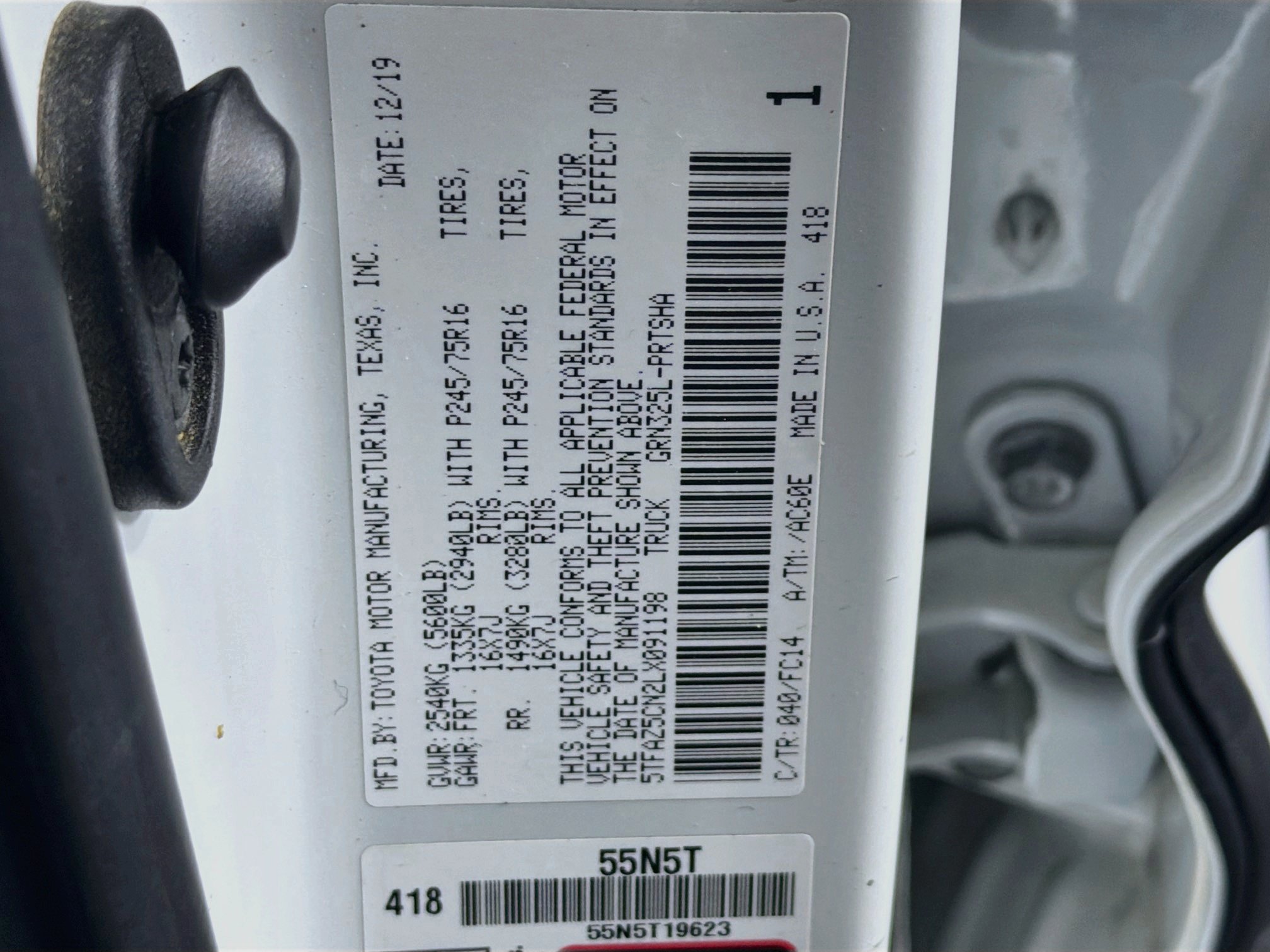 Used 2020 Toyota Tacoma SR5 RWD image 12