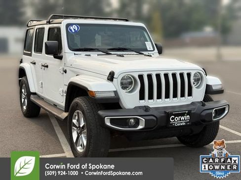 Used 2019 Jeep Wrangler Unlimited Sahara AWD/4WD image 1