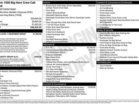 Used 2021 RAM 1500 Big Horn RWD image 3