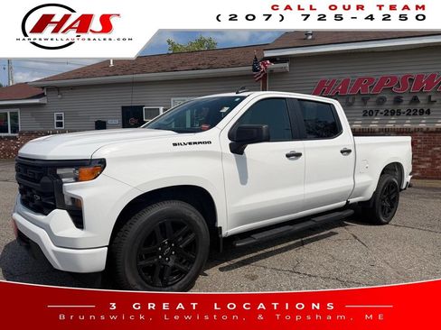 Used 2024 Chevrolet Silverado 1500 Custom w/ LPO, Dark Essentials Package AWD/4WD image 2