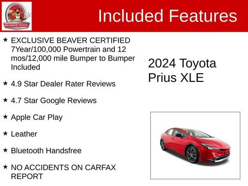 Used 2024 Toyota Prius XLE image 4