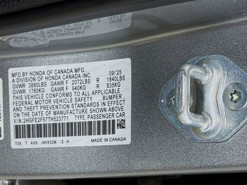 New 2026 Honda Civic Sport image 29