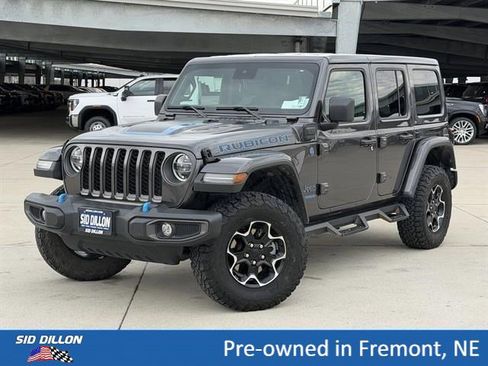 Used 2021 Jeep Wrangler Unlimited Rubicon 4xe w/ Cold Weather Group AWD/4WD image 1