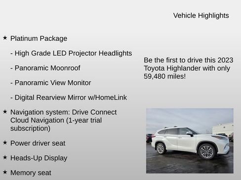 Used 2023 Toyota Highlander Platinum image 4