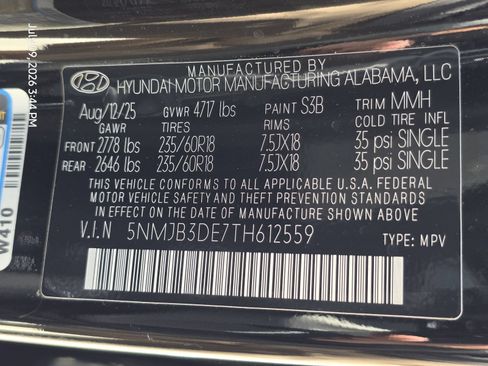 Certified 2026 Hyundai Tucson SEL Plus FWD image 33
