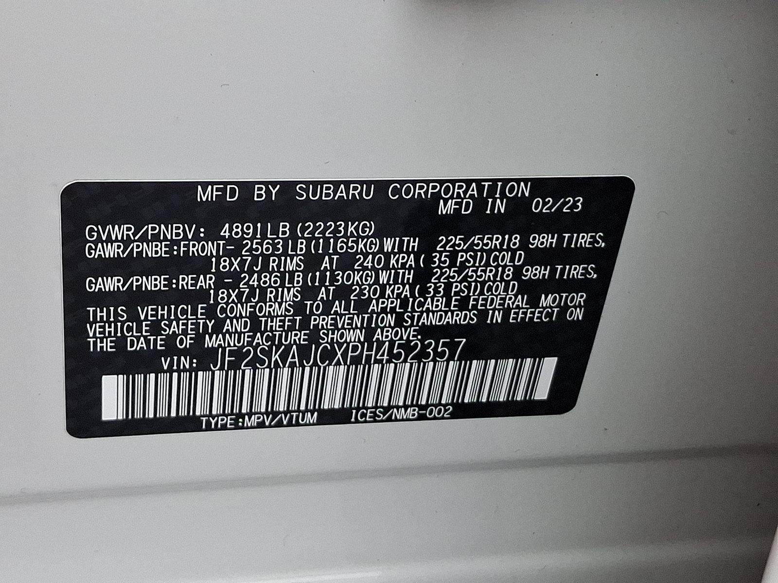 Certified 2023 Subaru Forester Sport AWD/4WD image 27