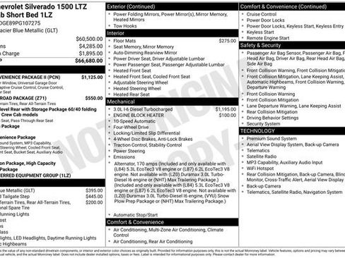Used 2023 Chevrolet Silverado 1500 LTZ w/ LTZ Convenience Package II AWD/4WD image 15