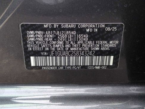 New 2025 Subaru Impreza 2.0i image 35