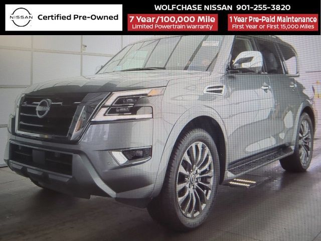 Certified 2024 Nissan Armada Platinum w/ Captain's Chairs Package RWD image 1