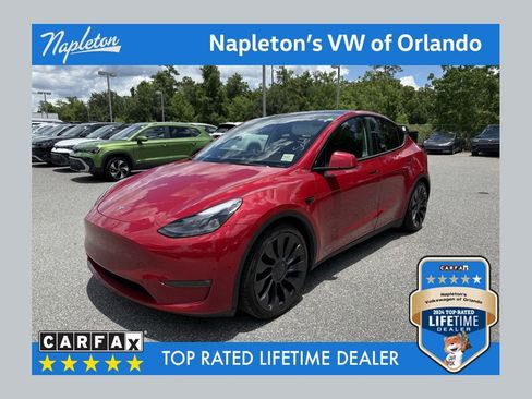 Used 2023 Tesla Model Y Long Range AWD/4WD image 1