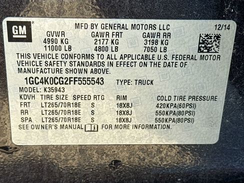 Used 2015 Chevrolet Silverado 3500 LTZ w/ LTZ Plus Package image 33