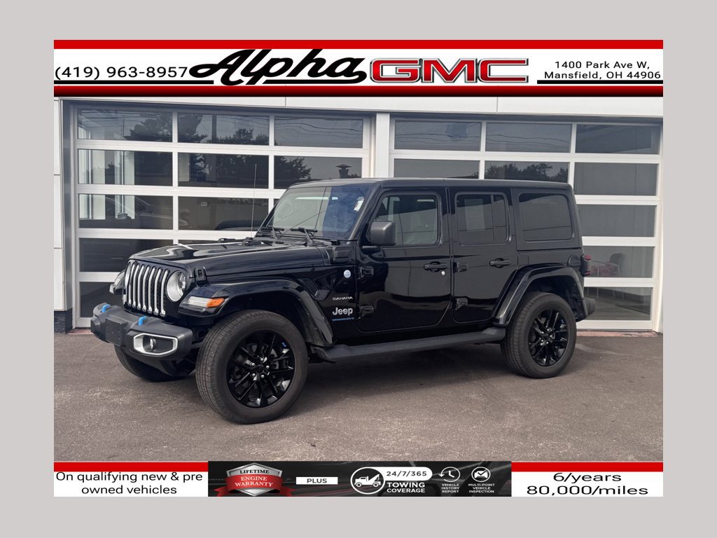 Used 2023 Jeep Wrangler Unlimited Sahara w/ Cold Weather Group AWD/4WD 360° Tour