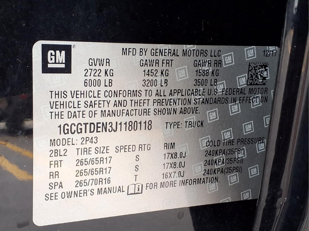 Used 2018 Chevrolet Colorado Z71 w/ Z71 Midnight Edition AWD/4WD image 26