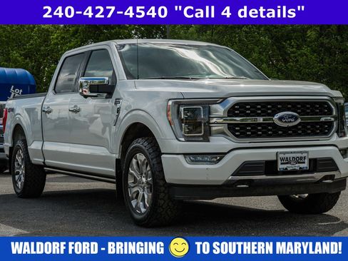 Used 2021 Ford F150 Platinum w/ Trailer Tow Package AWD/4WD image 1
