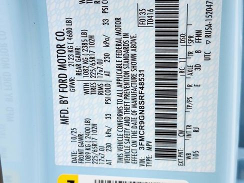 New 2025 Ford Bronco Sport Heritage w/ Convenience Package image 34