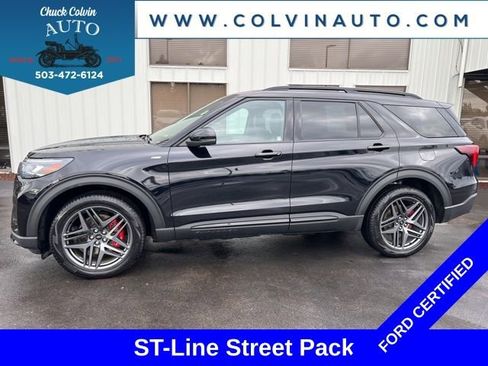 Certified 2025 Ford Explorer ST-Line w/ ST-Line Street Pack image 1
