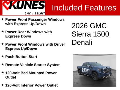 New 2026 GMC Sierra 1500 Denali w/ LPO, Black Badging Package