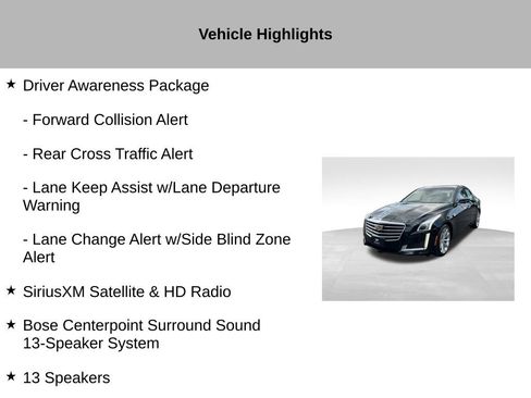 Used 2018 Cadillac CTS Luxury AWD/4WD image 45
