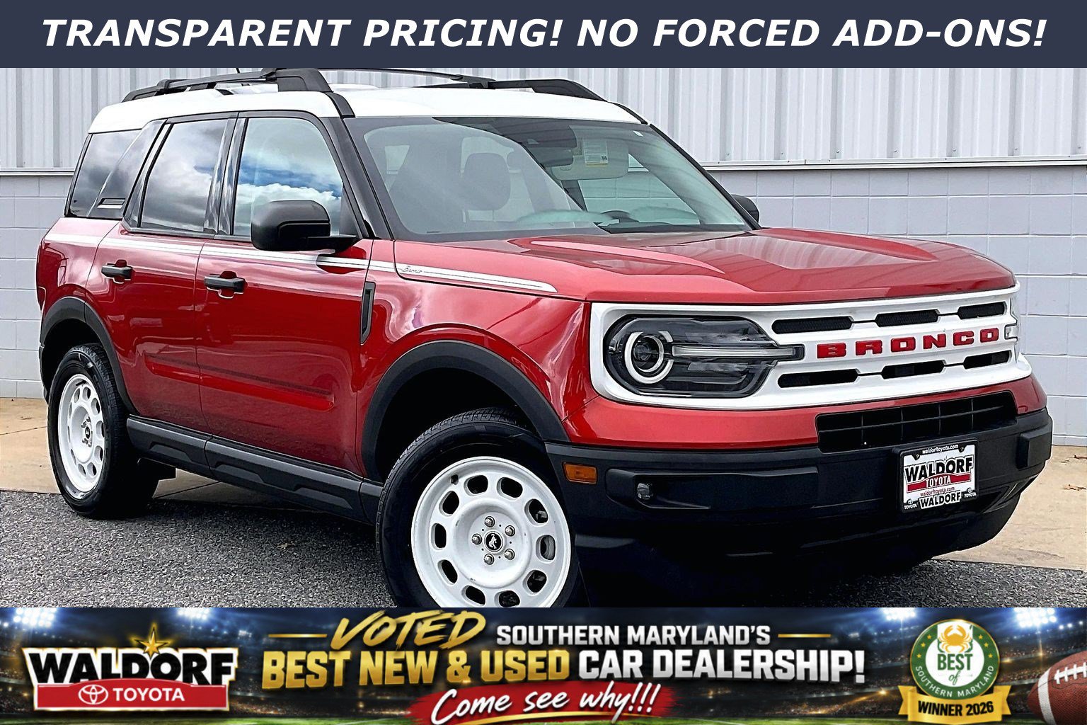 Used 2023 Ford Bronco Sport Heritage w/ Heritage Convenience Package AWD/4WD image 1
