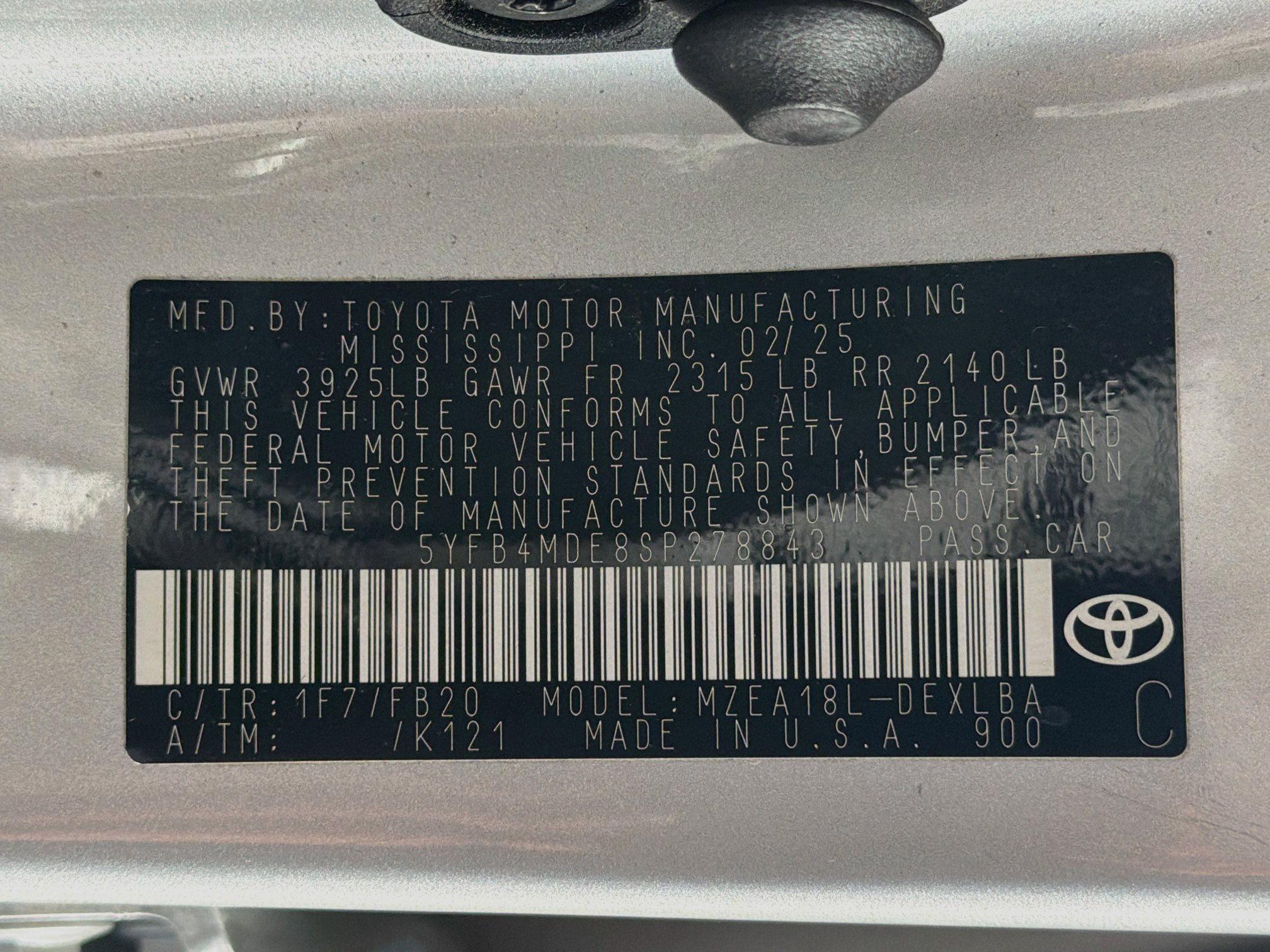 Used 2025 Toyota Corolla LE FWD image 12
