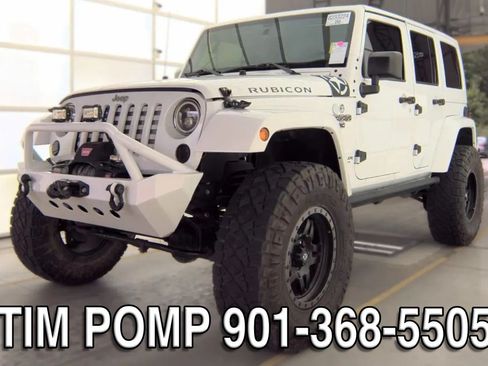 Used 2016 Jeep Wrangler Unlimited Rubicon w/ Connectivity Group AWD/4WD image 1