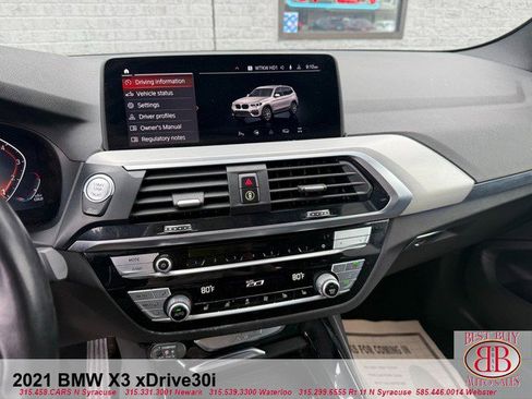 Used 2021 BMW X3 xDrive30i w/ Premium Package AWD/4WD image 19