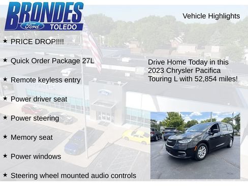 Used 2023 Chrysler Pacifica Touring-L FWD image 5