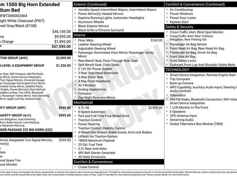 Used 2022 RAM 1500 Big Horn w/ Trailer Tow Group AWD/4WD image 37