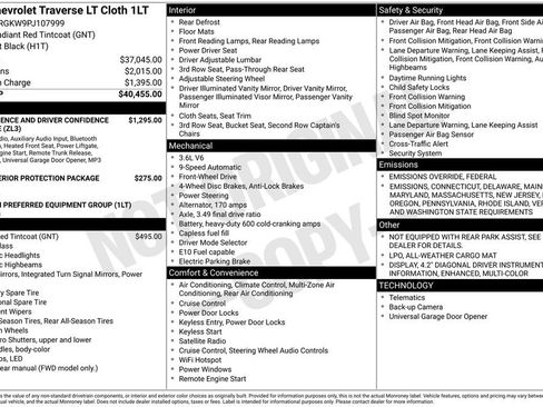 Certified 2023 Chevrolet Traverse LT image 4