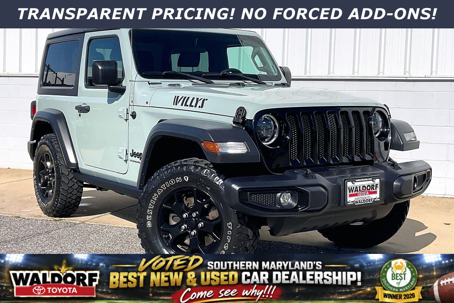 Used 2023 Jeep Wrangler Sport AWD/4WD image 1
