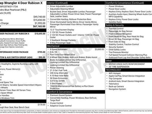 New 2026 Jeep Wrangler Unlimited Rubicon AWD/4WD image 5
