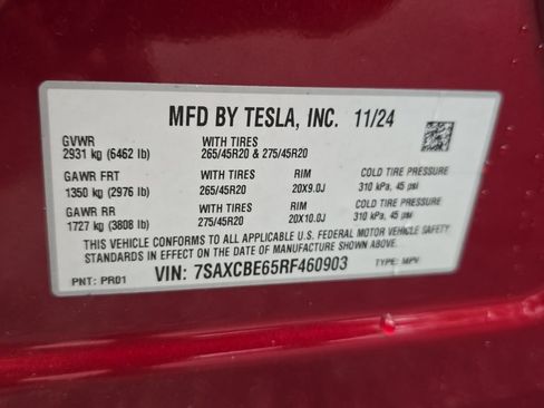 Used 2024 Tesla Model X Plaid AWD/4WD image 32
