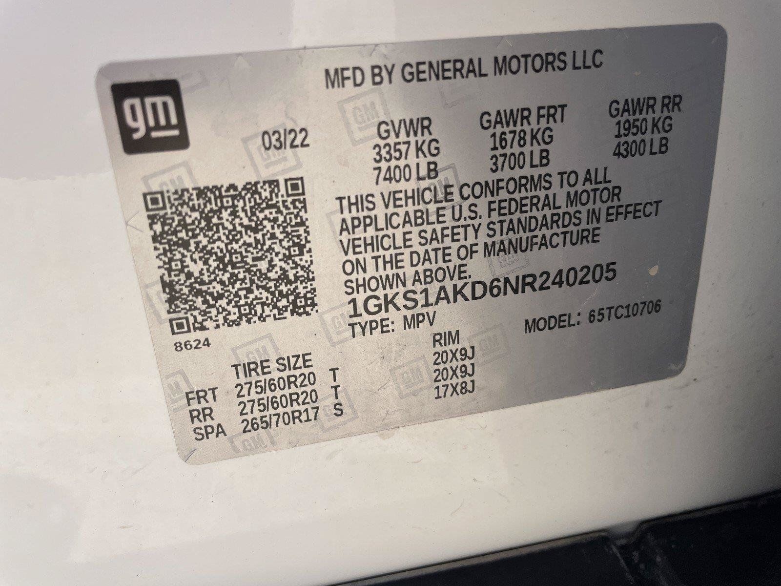 Used 2022 GMC Yukon SLE RWD image 37