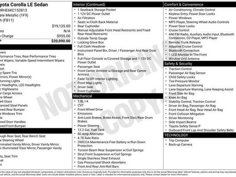 Used 2019 Toyota Corolla LE image 15