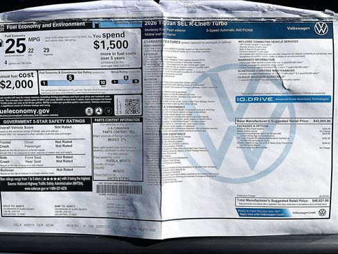 New 2026 Volkswagen Tiguan SEL R-Line image 19