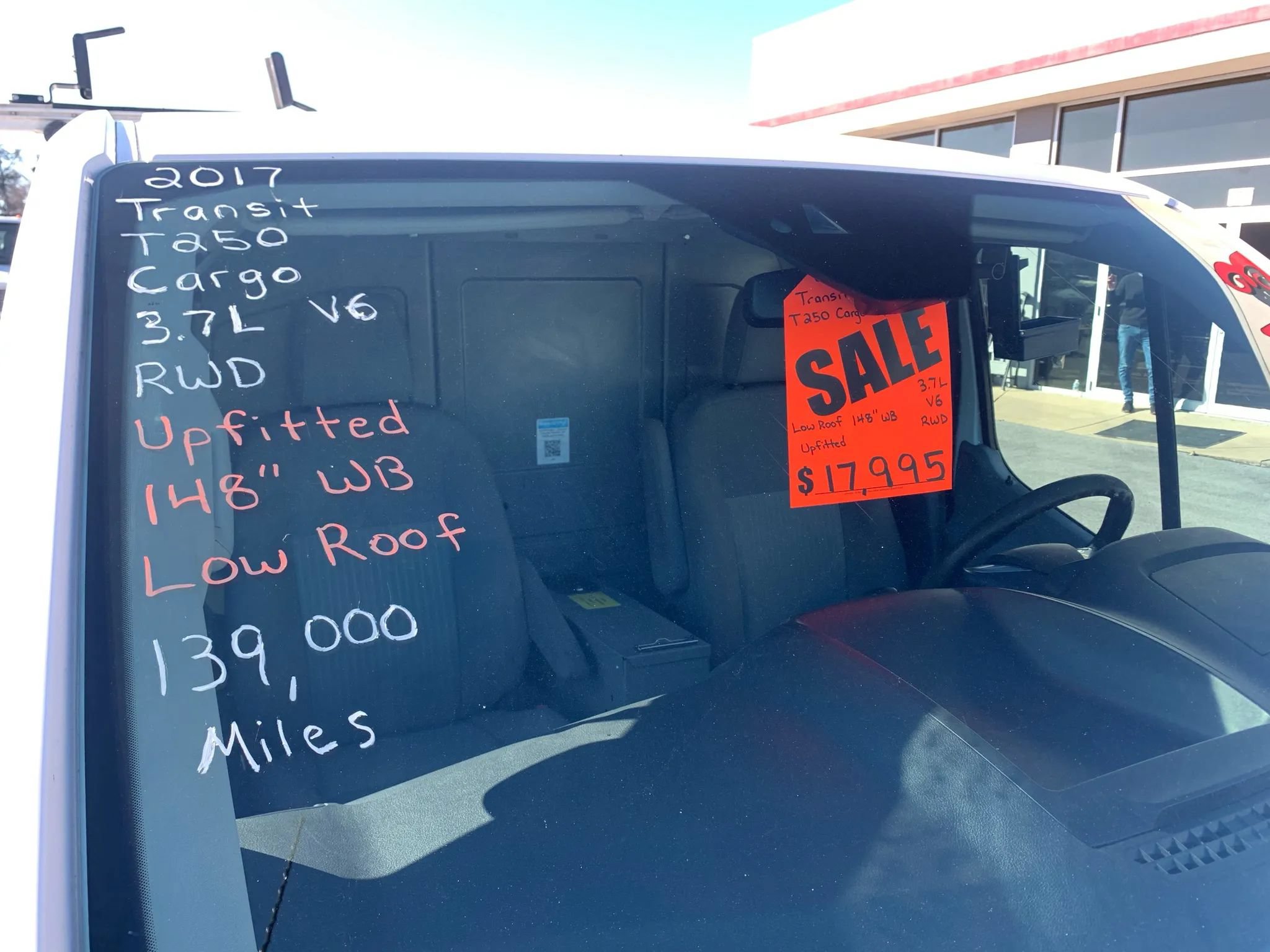 Used 2017 Ford Transit 250 148 Low Roof RWD image 3