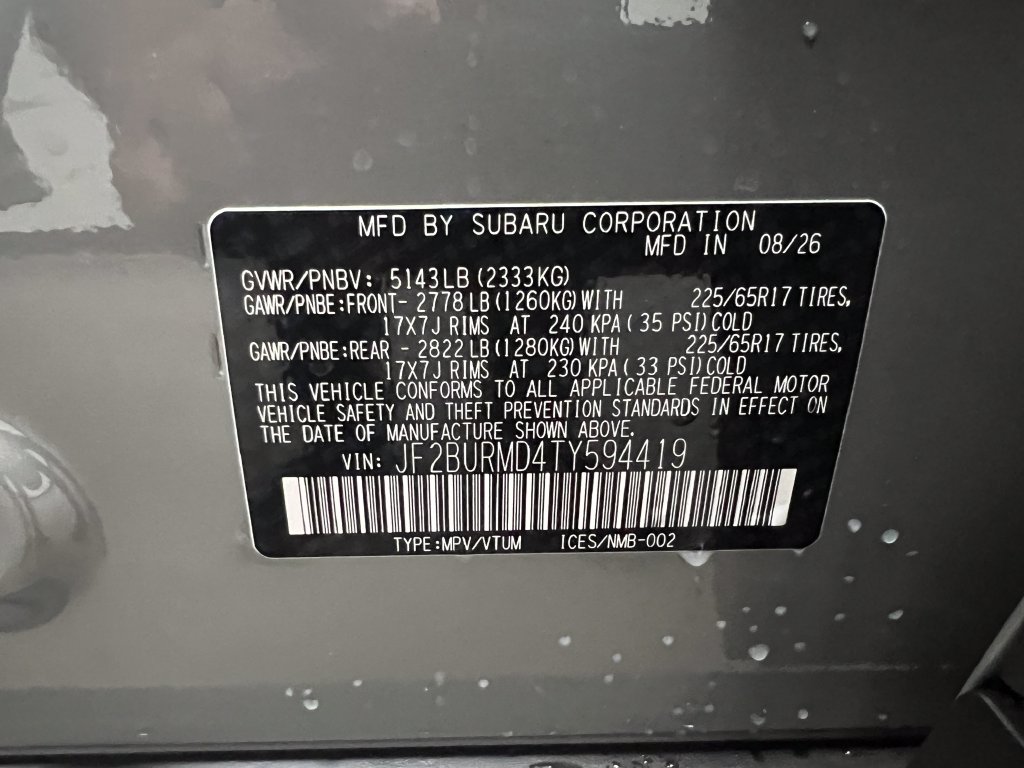 New 2026 Subaru Outback Wilderness AWD/4WD image 31