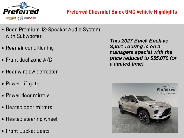 Used 2027 Buick Enclave Sport Touring w/ Power Package AWD/4WD image 4