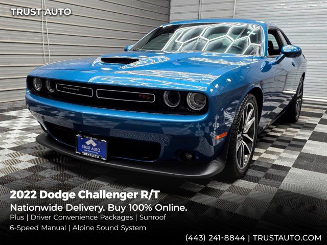 Used 2022 Dodge Challenger R/T w/ Plus Package RWD image 1