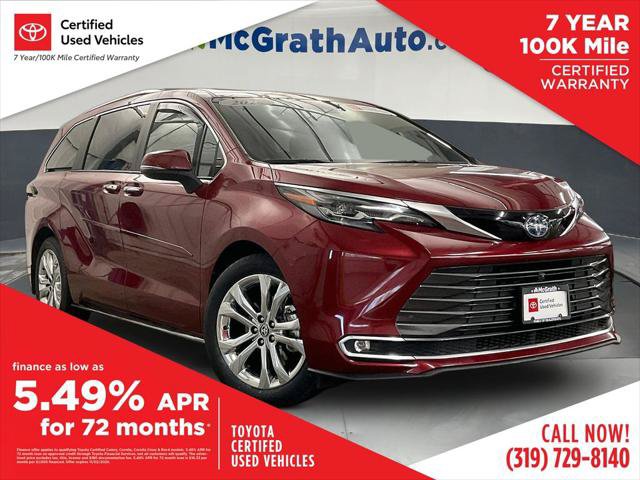 Certified 2024 Toyota Sienna Platinum FWD image 1