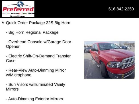 Used 2016 RAM 1500 Big Horn AWD/4WD image 6