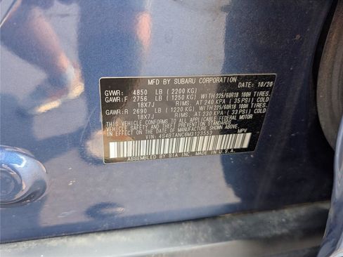 Used 2021 Subaru Outback Limited AWD/4WD image 11