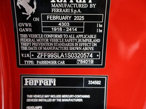 Used 2025 Ferrari 296 GTB RWD image 41