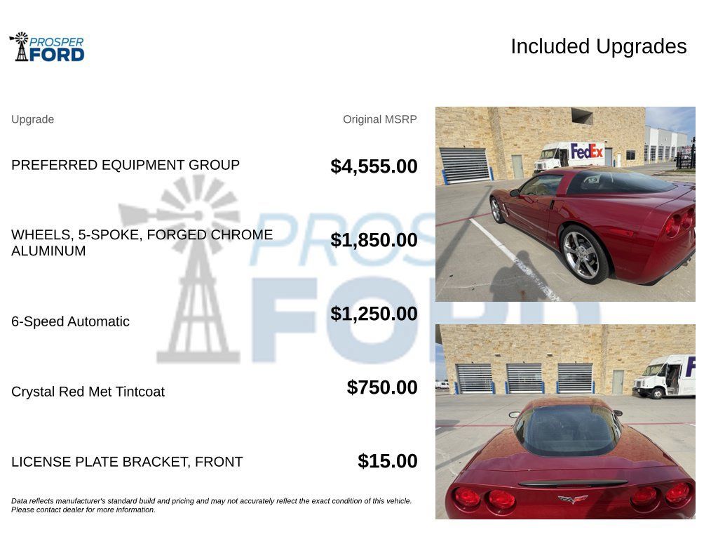 Used 2009 Chevrolet Corvette Coupe w/ Preferred Equipment Group RWD image 3