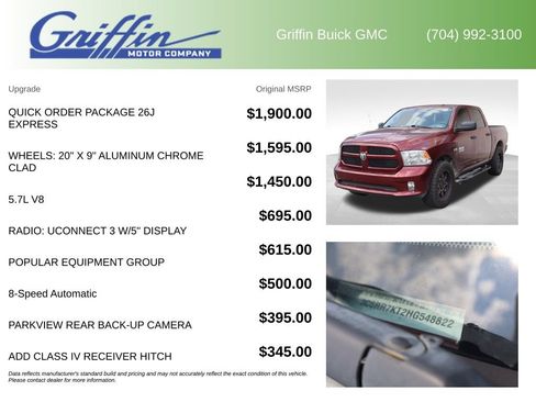 Used 2017 RAM 1500 Express AWD/4WD image 6