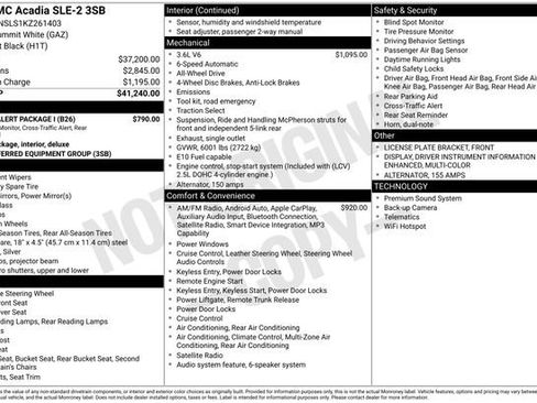 Used 2019 GMC Acadia SLE w/ Driver Alert Package I image 20