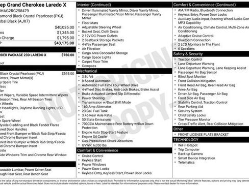 Used 2024 Jeep Grand Cherokee Laredo X AWD/4WD image 30